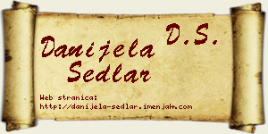 Danijela Sedlar vizit kartica